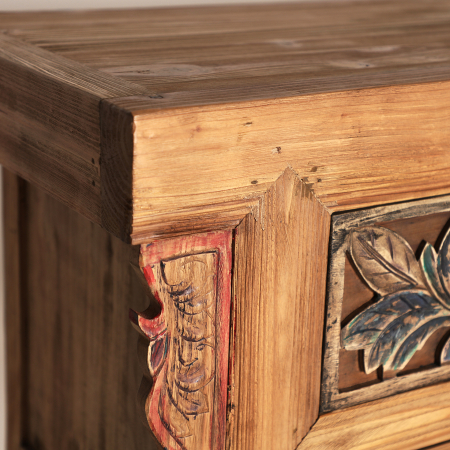 Comoda lemn reciclat design oriental|Comode sustenabile elegante [1]