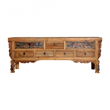 Oriental - Comoda lemn reciclat design oriental|Comode sustenabile elegante