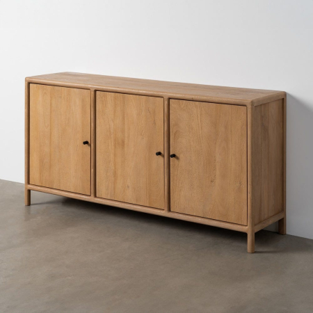 Bufet lemn mango 3 uși spațiu depozitare [1]