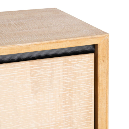 Bufet din lemn natur cu picioare metalice negre – imagine principală [8]