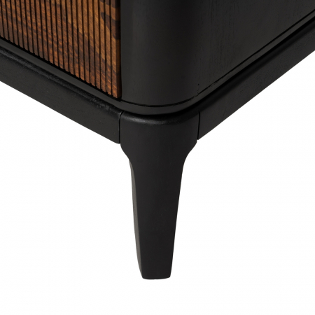 Bufet maro-negru pentru dining contemporan|Bufete din lemn masiv pentru interioare moderne [10]