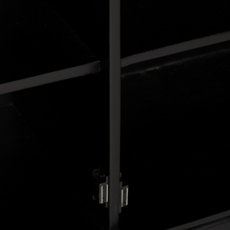 Bufet maro-negru pentru dining contemporan|Bufete din lemn masiv pentru interioare moderne [6]