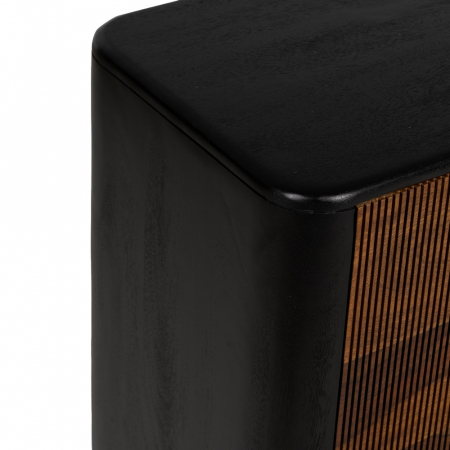 Bufet maro-negru pentru dining contemporan|Bufete din lemn masiv pentru interioare moderne [3]