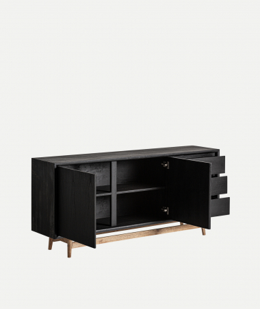 Bufet negru din lemn Thiers|Bufete moderne premium [3]
