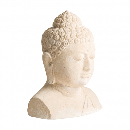 Bust Buddha ciment oriental|Sculpturi decorative [1]