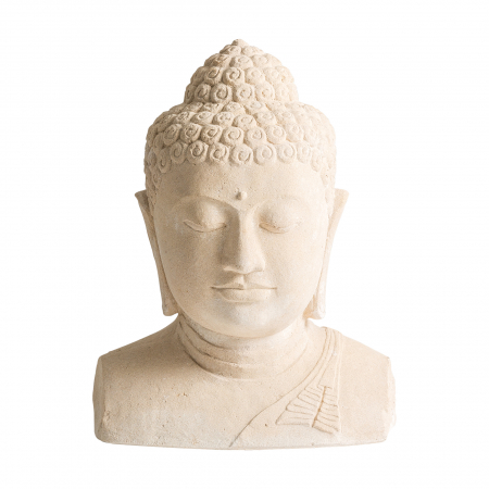 Obiecte decorative - Bust Buddha ciment oriental|Sculpturi decorative