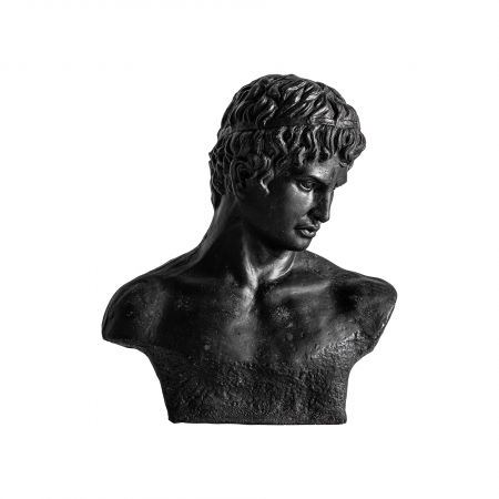 Obiecte decorative - Bust provensal negru|Bust decorativ expresiv|Statuete moderne
