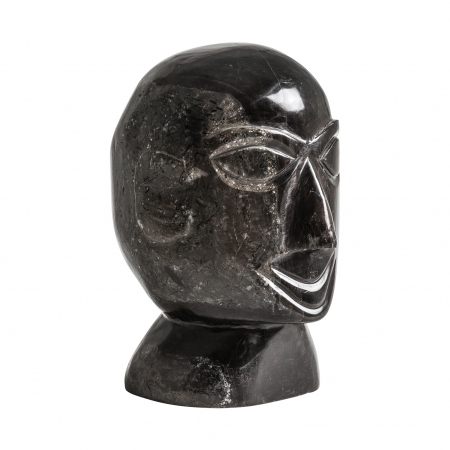 Bust etnic lemn petrificat maro|Busturi decorative [2]
