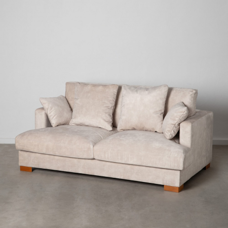 Canapele - Canapea 2 Locuri Bej CreativDeco - Eleganta Minimalista pentru Living Modern