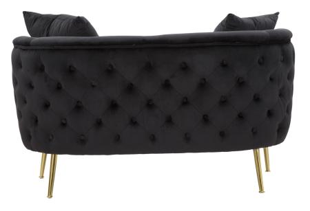 Canapea neagra 2 Locuri Bucuresti | creativdeco.ro [5]