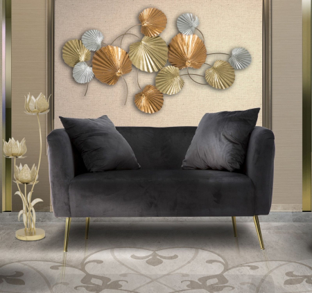 Canapea neagra 2 Locuri Bucuresti | creativdeco.ro [2]