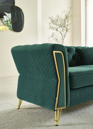 Canapea Verde 2 Locuri | Stil Glamour | CreativDeco [3]