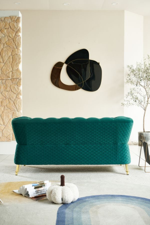 Canapea Verde 2 Locuri | Stil Glamour | CreativDeco [5]