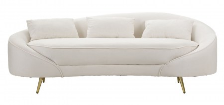 Canapea crem 3 locuri stil scandinav CreativDeco [2]