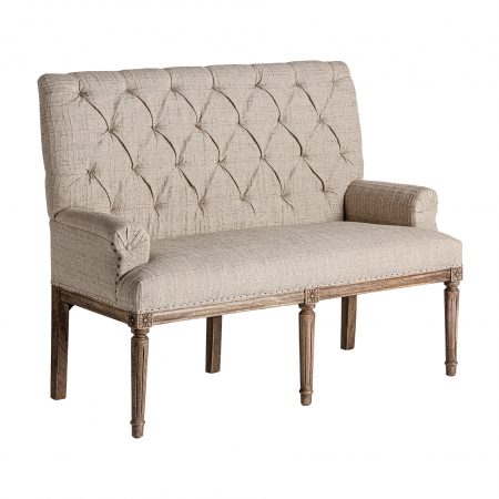 Canapea bar clasica lemn mango|Canapele elegante dining [1]