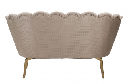 Canapea 2 locuri eleganta catifea Bej Viena Plus - creativdeco.ro [6]