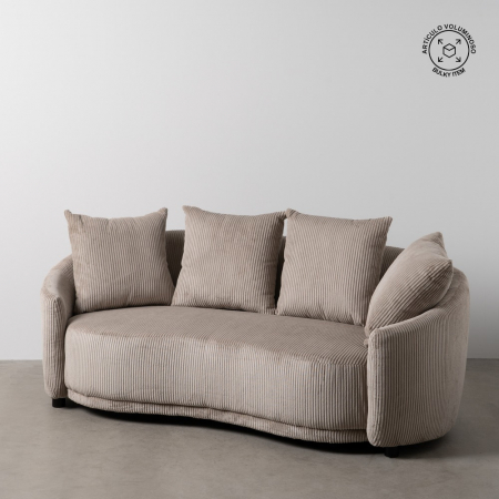 Canapele - Canapea bej 3 locuri | Canapele moderne confortabile