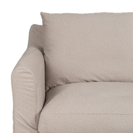 Canapea bej mare cu sezut adanc si perne detasabile|Canapele moderne pentru interioare confortabile [5]