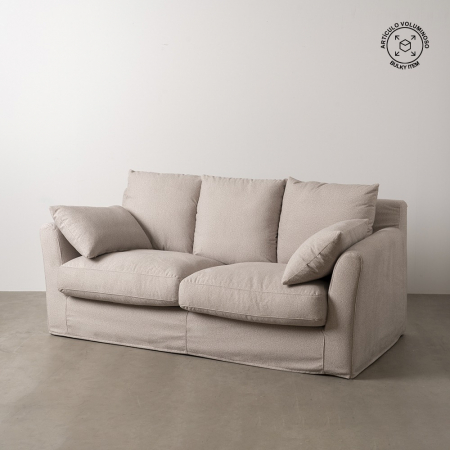 Canapele - Canapea bej confortabila cu huse detasabile|Canapele elegante pentru decoruri relaxante