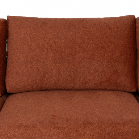 Coltar caramiziu cu sezlong pentru decor cald|Canapele mari pentru livinguri moderne [6]