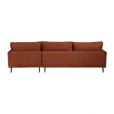 Coltar caramiziu cu sezlong pentru decor cald|Canapele mari pentru livinguri moderne [3]