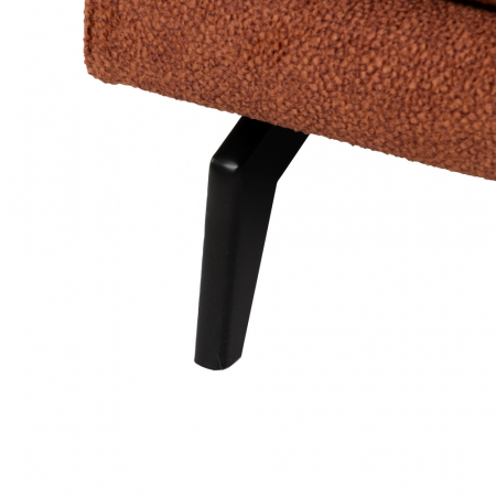 Coltar caramiziu cu sezlong pentru decor cald|Canapele mari pentru livinguri moderne [10]