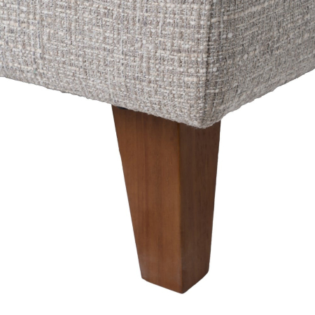 Canapea colțar gri din stofă și lemn [13]