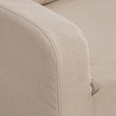 Canapea Modulara Bej Deschis CreativDeco - Confort si Versatilitate pentru Living Modern [8]