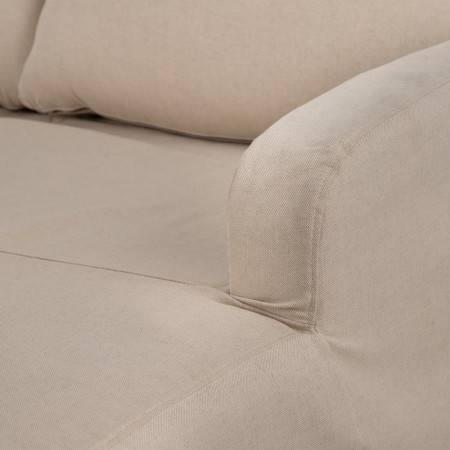 Canapea Modulara Bej Deschis CreativDeco - Confort si Versatilitate pentru Living Modern [5]