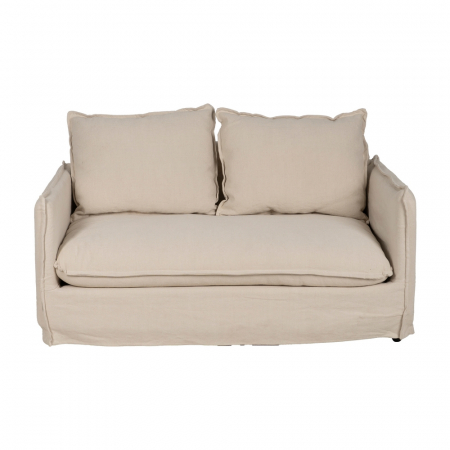 Canapea crem 2 locuri eleganta [2]