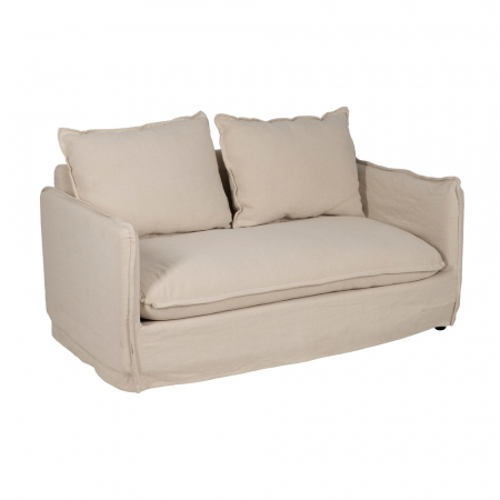 Canapea crem 2 locuri eleganta [1]