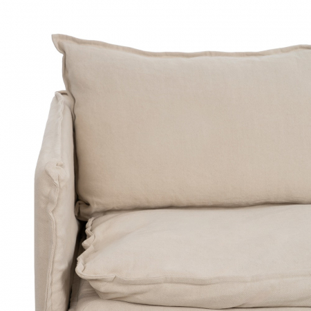 Canapea crem 2 locuri moderna [5]