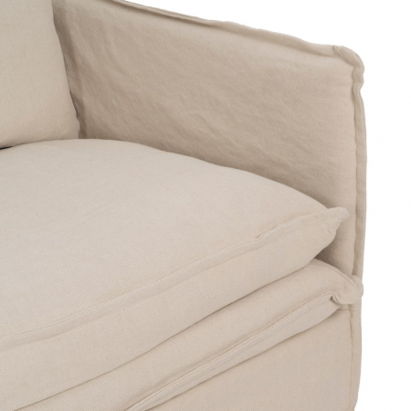 Canapea crem 2 locuri moderna [8]