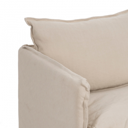 Canapea crem 2 locuri moderna [4]