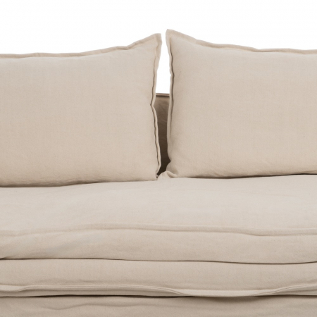 Canapea crem 2 locuri moderna [6]