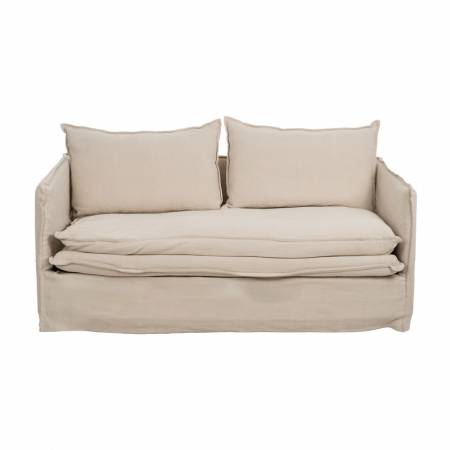 Canapea crem 2 locuri moderna [2]