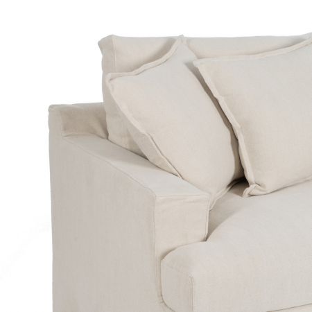 Canapea crem 3 locuri|Canapele premium pentru interioare sofisticate [5]