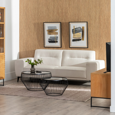 Canapea crem 3 locuri stabila [1]