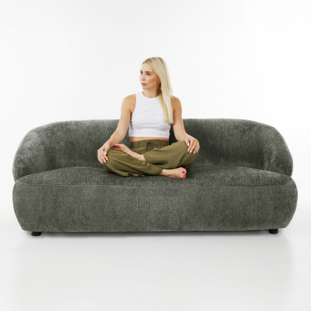 Canapea cu 3 locuri olive petrol Boomerang | creativdeco [1]