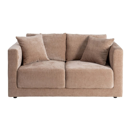 Canapea de 2 locuri din stofă de culoare taupe [2]
