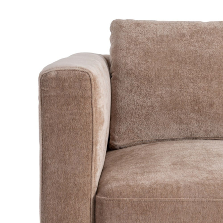 Canapea de 2 locuri din stofă de culoare taupe [8]