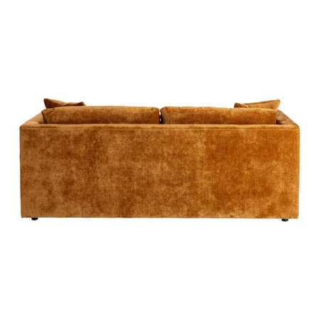 Canapea 3 locuri ocru – canapea din stofă modern minimalist [3]
