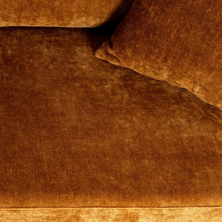 Canapea 3 locuri ocru – canapea din stofă modern minimalist [6]