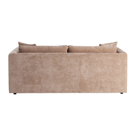 Canapea de 3 locuri din stofă de culoare taupe și în stil modern minimalist [3]