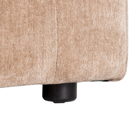 Canapea de 3 locuri din stofă de culoare taupe și în stil modern minimalist [7]