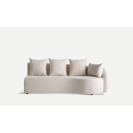 Canapele Exterior - Canapea de exterior bej din polipropilena si aluminiu Vitznau 200x112x82 cm