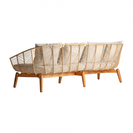 Canapea scandinava mahon ratan|Canapele confortabile [3]