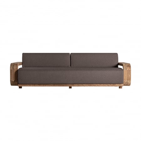 Mobilier Gradina - Canapea coloniala lemn tec reciclat|Canapele robuste