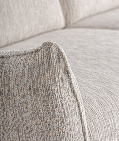 Canapea poliester gri texturat MILO – titlu imagine principală [4]