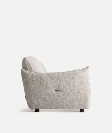 Canapea poliester gri texturat MILO – titlu imagine principală [2]